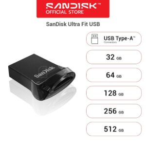 SANDISK ULTRA FIT USB 3.2 Gen 1 32GB, 64GB, 128GB และ 256GB (SDCZ430) รับประกัน Synnex 5 ปี SANDISK ULTRA FIT USB 3.2 Gen 1 32GB, 64GB, 128GB และ 256GB (SDCZ430) รับประกัน Synnex 5 ปี