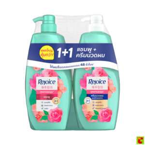 รีจอยส์ แชมพูและครีมนวดผม กุหลาบ 500+470 มล. รีจอยส์ แชมพูและครีมนวดผม กุหลาบ 500+470 มล.