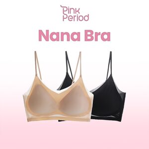 Pink Period เสื้อชั้นในผู้หญิง เจลลี่บรา สปอร์ตบรา ฟองน้ำระบายอากาศ ใส่สบายๆ เนื้อผ้านิ่ม Bar-075 Pink Period เสื้อชั้นในผู้หญิง เจลลี่บรา สปอร์ตบรา ฟองน้ำระบายอากาศ ใส่สบายๆ เนื้อผ้านิ่ม Bar-075
