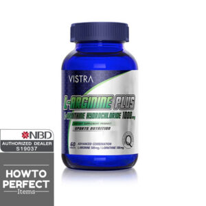 VISTRA Sports L-ARGININE & L-ORNITHINE แอล-อาร์จินีน (60 เม็ด) VISTRA Sports L-ARGININE & L-ORNITHINE แอล-อาร์จินีน (60 เม็ด)