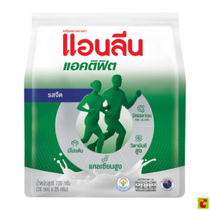 แอนลีน แอคติฟิต 3 นมผงพร่องมันเนยแคลเซียมสูงแบบชง ชนิดซอง 28×25 ก.