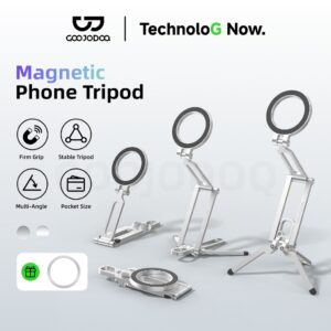 GOOJODOQ ที่วางโทรศัพท์แม่เหล็ก โลหะ Phone Holder พับได้และพกพาสะดวก ฐานขาตั้งกล้อง Phone Grips GOOJODOQ ที่วางโทรศัพท์แม่เหล็ก โลหะ Phone Holder พับได้และพกพาสะดวก ฐานขาตั้งกล้อง Phone Grips