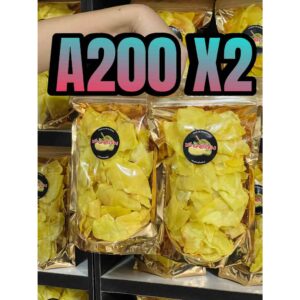 ทุเรียนทอดชาวสวนเกรด A 200กรัมX2ถุง ทุเรียนทอดชาวสวนเกรด A 200กรัมX2ถุง