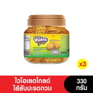 Violet Gold ไวโอเลตโกลด์ไส้สับปะรดกวน 330 กรัม (เจ) (3กระปุก) Violet Gold ไวโอเลตโกลด์ไส้สับปะรดกวน 330 กรัม (เจ) (3กระปุก)