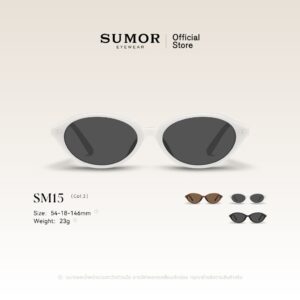 SUMOR : (SM15)  Polarized  แว่นกันแดด แว่นตากันแดดแฟชั่น แว่นกันแดดมุกสำหรับผู้หญิง | Sunglasses