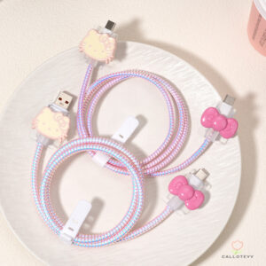 ตัวป้องกันสายชาร์จUSB-Type-Cชุดอุปกรณ์ป้องกันสายเคเบิลข้อมูลรูปแมวสีชมพูผูกโบว์น่ารัก 4 ชิ้น สไตล์ทันสมัย Type-C ตัวป้องกันสายชาร์จUSB-Type-Cชุดอุปกรณ์ป้องกันสายเคเบิลข้อมูลรูปแมวสีชมพูผูกโบว์น่ารัก 4 ชิ้น สไตล์ทันสมัย Type-C